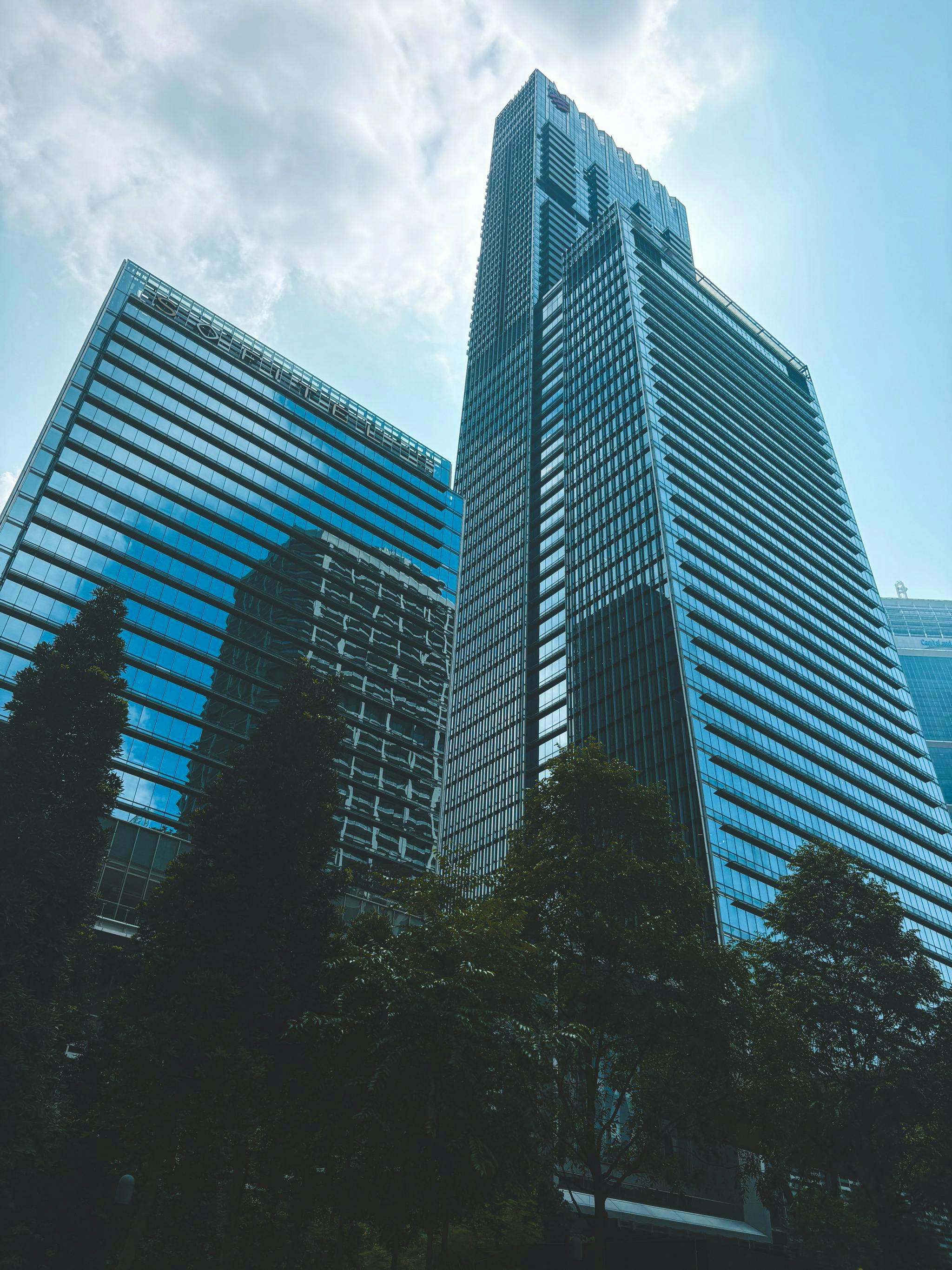 Modern building under construction